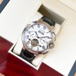 Cartier Automatic Movement 44*12MM Stainless Steel Men's Business Elegance Fashion Watch fake cartier pens